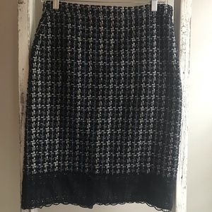 Ann Taylor tweed pencil skirt